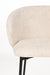 Eetkamerstoel Ayle Off Polyester Wit 48x58 cm-Eetkamerstoelen-Creating Home