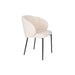 Eetkamerstoel Ayle Off Polyester Wit 48x58 cm-Eetkamerstoelen-Creating Home