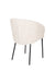 Eetkamerstoel Ayle Off Polyester Wit 48x58 cm-Fauteuils-Creating Home
