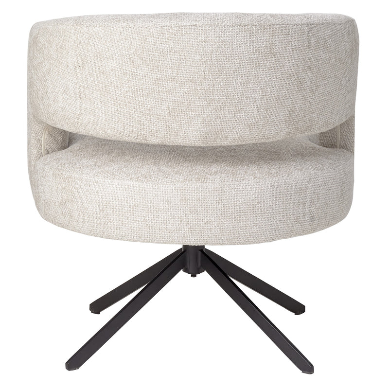Eetkamerstoel Baldr Polyester Crème-Eetkamerstoelen-PTMD