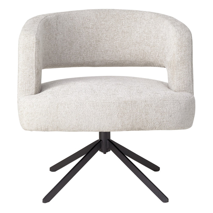 Eetkamerstoel Baldr Polyester Crème-Eetkamerstoelen-PTMD