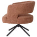 Eetkamerstoel Baldr Polyester Zwart-Eetkamerstoelen-PTMD