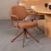 Eetkamerstoel Basel - Coral - Royal Boucle - Coral Metalen Frame-Eetkamerstoelen-LABEL51