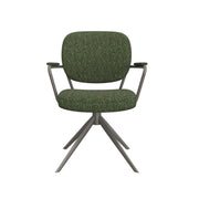 Eetkamerstoel Basel Forest Royal Boucle Forest Metalen-Eetkamerstoelen-LABEL51