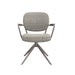 Eetkamerstoel Basel - Mushroom - Royal Boucle - Brons Metalen-Eetkamerstoelen-LABEL51