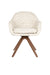 Eetkamerstoel Batoul Polyester Beige – productaanzicht