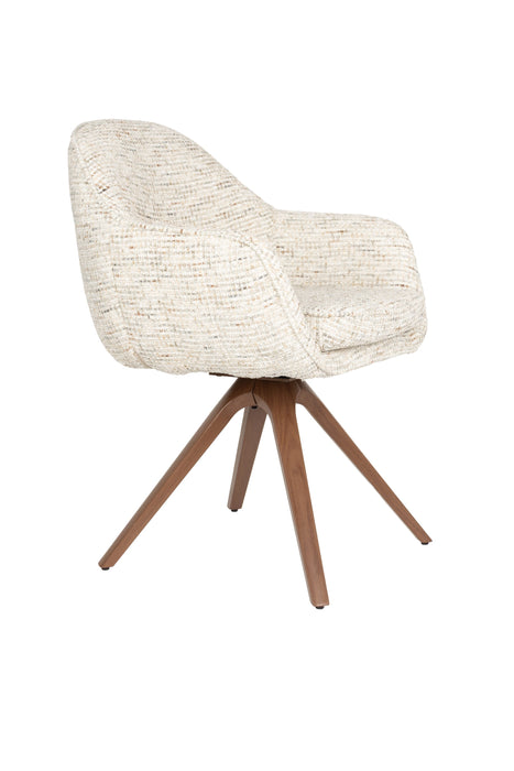 Eetkamerstoel Batoul Polyester Beige – hoofdfoto