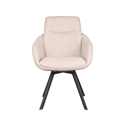 Eetkamerstoel Beauty Boucle Naturel 56 cm-Eetkamerstoelen-LABEL51