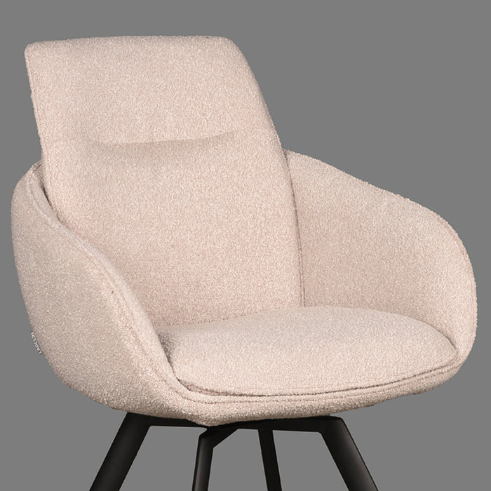 Eetkamerstoel Beauty - Naturel - Boucle-Eetkamerstoelen-LABEL51