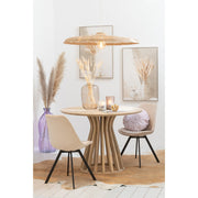 Eetkamerstoel Beige Kunststof 49 cm 49x55x84 cm-Eetkamerstoelen-J-Line