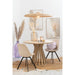Eetkamerstoel Beige Kunststof 49 cm 49x55x84 cm-Eetkamerstoelen-J-Line