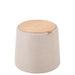 Eetkamerstoel Beige Mdf Rond 44 cm-Eetkamerstoelen-J-Line