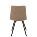 Eetkamerstoel Beige Metaal 47 cm 47x55x82 cm-Eetkamerstoelen-J-Line