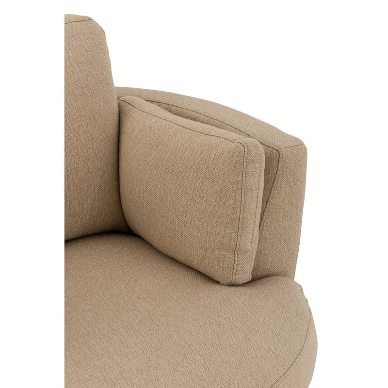 Eetkamerstoel Beige Schuim 107 cm 100x109x89 cm-Eetkamerstoelen-J-Line