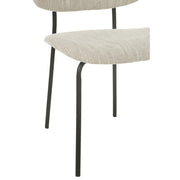 Eetkamerstoel Beige Schuim 55 cm 55x51x82 cm-Eetkamerstoelen-J-Line