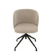 Eetkamerstoel Beige Stof 48 cm-Eetkamerstoelen-J-Line