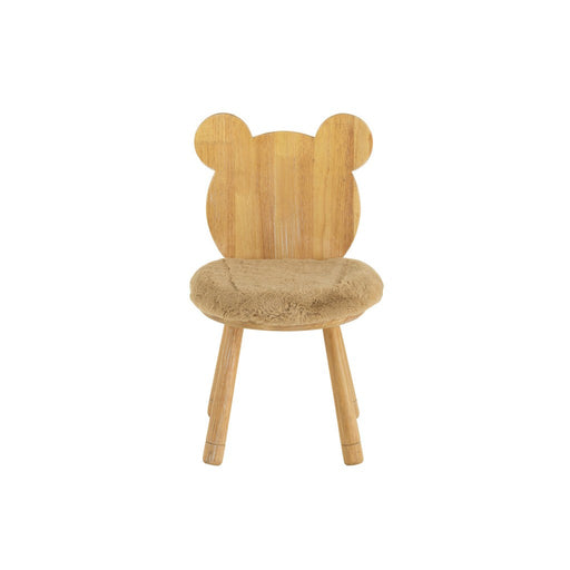 Eetkamerstoel Beige Textile 30 cm 30x36.5x63 cm-Eetkamerstoelen-J-Line