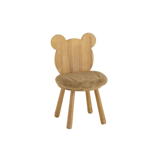 Eetkamerstoel Beige Textile 30 cm 30x36.5x63 cm-Eetkamerstoelen-J-Line