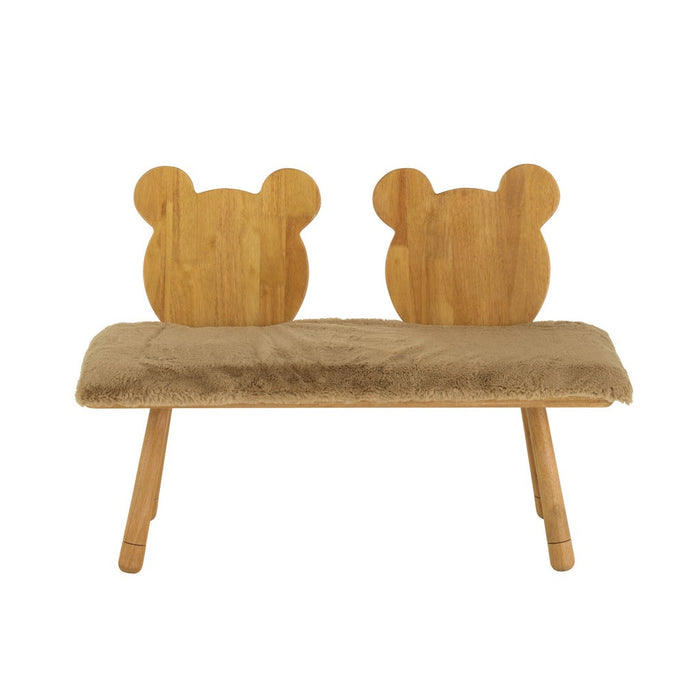 Eetkamerstoel Beige Textile 34 cm 34x90x62 cm-Eetkamerstoelen-J-Line