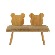 Eetkamerstoel Beige Textile 34 cm 34x90x62 cm-Eetkamerstoelen-J-Line