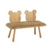 Eetkamerstoel Beige Textile 34 cm 34x90x62 cm-Eetkamerstoelen-J-Line