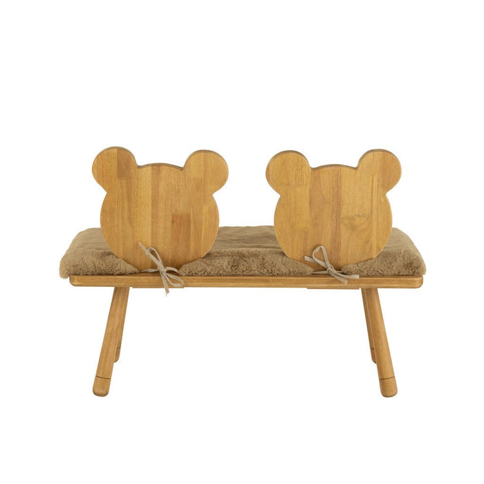 Eetkamerstoel Beige Textile 34 cm-Eetkamerstoelen-J-Line