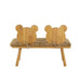 Eetkamerstoel Beige Textile 34 cm-Eetkamerstoelen-J-Line