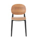 Eetkamerstoel Beige Veneer 40 cm-Eetkamerstoelen-J-Line