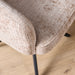 Eetkamerstoel Bella - Beige - Poot Zwart - Met armleuning-Eetkamerstoelen-Starfurn
