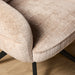 Eetkamerstoel Bella - Beige - Poot Zwart - Met armleuning-Eetkamerstoelen-Starfurn