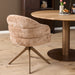 Eetkamerstoel Bella - Cinnamon - Poot Bronze - Met armleuning-Eetkamerstoelen-Starfurn