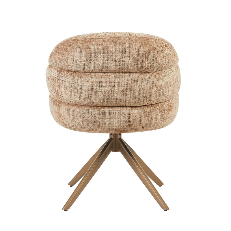 Eetkamerstoel Bella Cinnamon Poot Bronze Met armleuning-Eetkamerstoelen-Starfurn