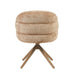 Eetkamerstoel Bella - Cinnamon - Poot Bronze - Met armleuning-Eetkamerstoelen-Starfurn