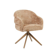 Eetkamerstoel Bella Cinnamon Poot Bronze Met armleuning-Eetkamerstoelen-Starfurn