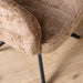 Eetkamerstoel Bella - Cinnamon - Poot Zwart - Met armleuning-Eetkamerstoelen-Starfurn