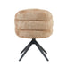 Eetkamerstoel Bella - Cinnamon - Poot Zwart - Met armleuning-Eetkamerstoelen-Starfurn