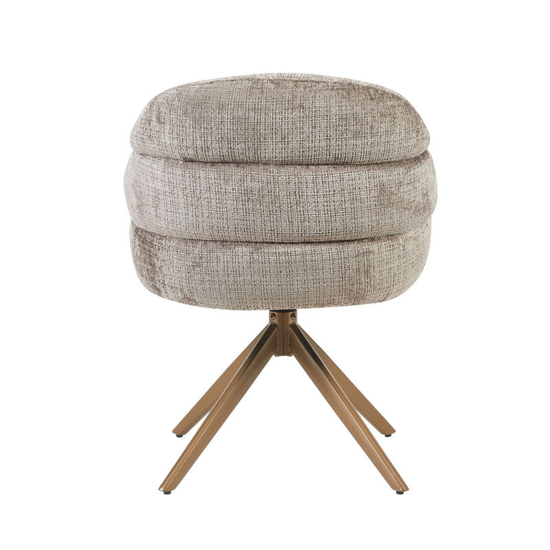 Eetkamerstoel Bella Clay Poot Bronze Met armleuning 64x65x83 cm-Eetkamerstoelen-Starfurn