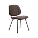 Eetkamerstoel Bello - Taupe - Fluweel-Eetkamerstoelen-LABEL51