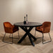 Eetkamerstoel Benthe Roestbruin Fluweel 48 cm-Eetkamerstoelen-Livingfurn
