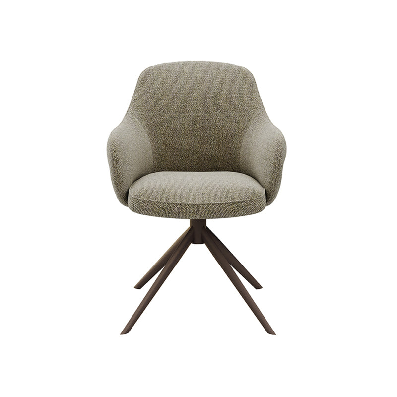 Eetkamerstoel Bern Mushroom Royal Boucle Brons Metalen-Eetkamerstoelen-LABEL51