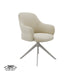 Eetkamerstoel Bern - Naturel - Royal Boucle - Taupe Metalen Frame-Eetkamerstoelen-LABEL51