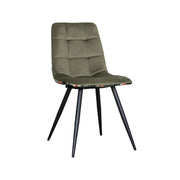 Eetkamerstoel Bistro Hunter Fluweel #2 46x59x86 cm-Eetkamerstoelen-LABEL51