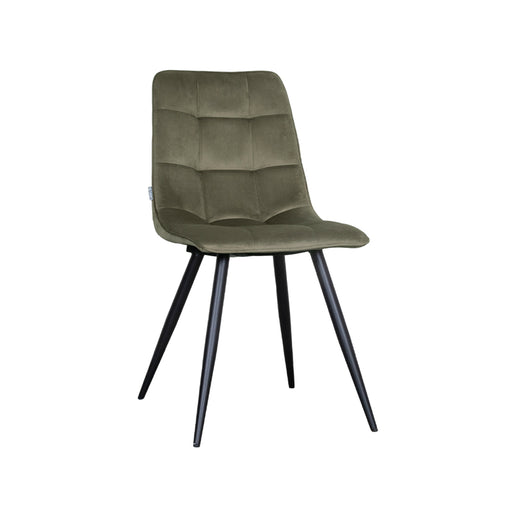 Eetkamerstoel Bistro - Hunter - Fluweel-Eetkamerstoelen-LABEL51