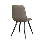 Eetkamerstoel Bistro Taupe Micro Suede 46x59x86 cm-Eetkamerstoelen-LABEL51