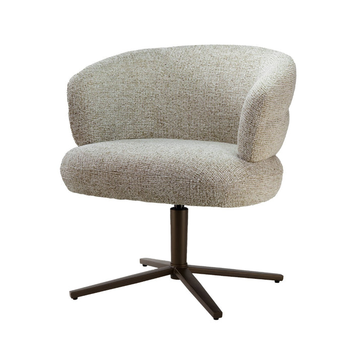 Eetkamerstoel Blake Stof Beige-Eetkamerstoelen-Livingfurn