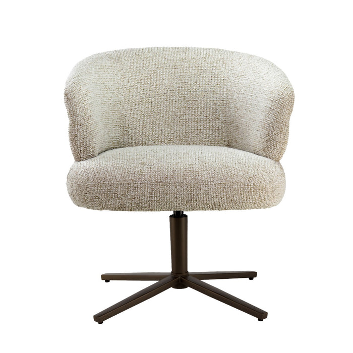 Eetkamerstoel Blake Stof Beige-Eetkamerstoelen-Livingfurn