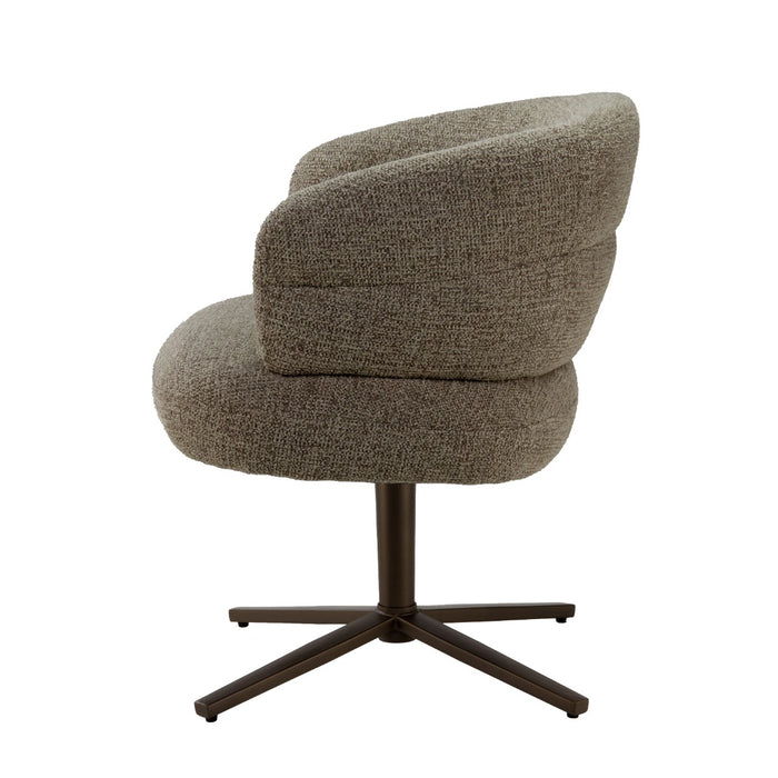 Eetkamerstoel Blake Stof Desert 69x65x81 cm-Eetkamerstoelen-Livingfurn