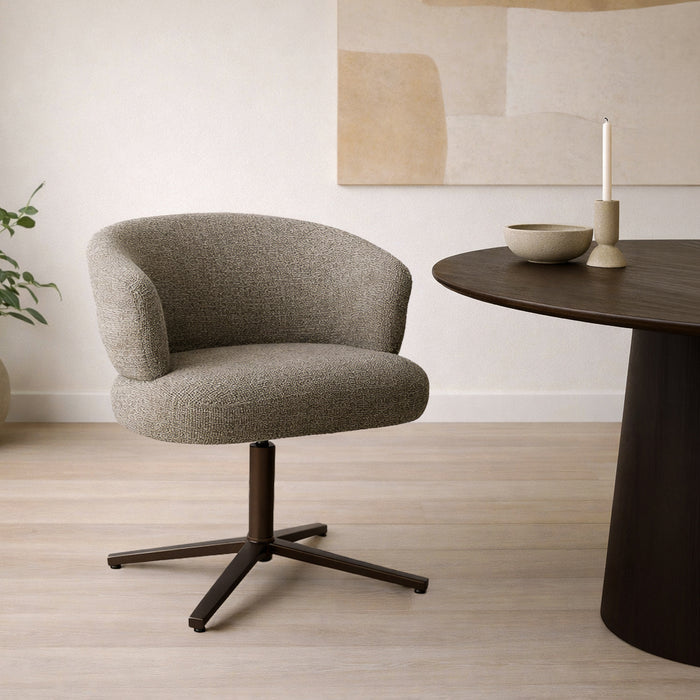 Eetkamerstoel Blake Stof Desert-Eetkamerstoelen-Livingfurn