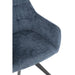Eetkamerstoel Blauw ijzer 56 cm 56.5x58x85 cm-Eetkamerstoelen-J-Line