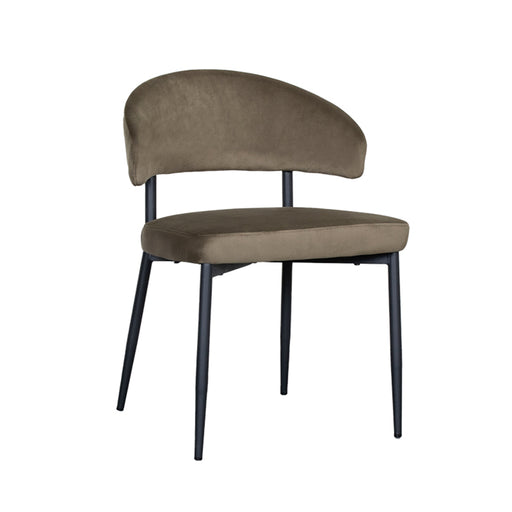 Eetkamerstoel Bliss - Hunter - Fluweel-Eetkamerstoelen-LABEL51